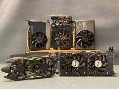 As-Is Untested Nvidia GeForce AMD Radeon Computer GPU Graphics Cards EVGA ASUS