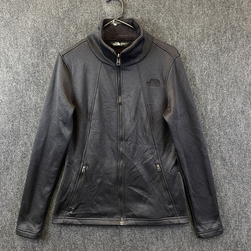 The North Face Highanddry Womens Full Zip Inner Liner Fleece Jacket Black Size S