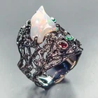 Jewellery Natural Opal Ring 925 Sterling Silver Size 8 /R461469
