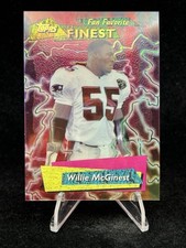 WILLIE MCGINEST Fan Favorite 1995 Topps Finest #FF20 HOF NFL Patriots 🔥MINT🔥