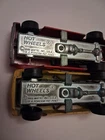 Vintage 1969 Redline Hot Wheels Cars Lot Two Plymouth Snake and Mongoose Mattel