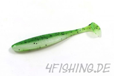 KEITECH Easy Shiner CHARTREUSE PEPPER in 4'' - aromatisierter Topgummi aus Japan