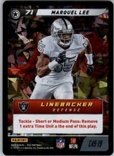 2019 Panini NFL Five Common Cracked Ice #C49 Marquel Lee - FB