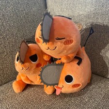 Anime Chainsaw Man Pochita 25cm Plush Doll Pillow Plushie Toy Ornament Gift New