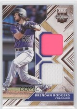 2018 Panini Elite Extra Edition Dual Materials 78/399 Brendan Rodgers #DM-BR 9mc