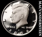 2004-S Kennedy Half Dollar- Silver- Choice Gem Proof Luster- No Reserve #L4313