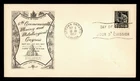 DR WHO 1957 CANADA FDC MINING ROSECRAFT CACHET M68177