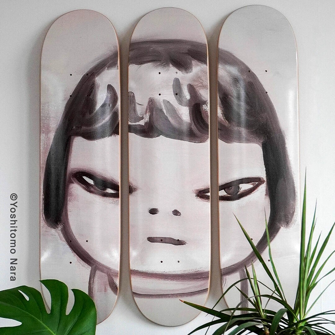 Alone in the wind (Set of 3) 2020, YOSHITOMO NARA Skate Deck, 奈良