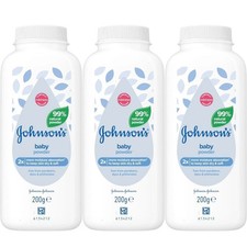 Johnson and Johnson Baby Powder 200 g x 3