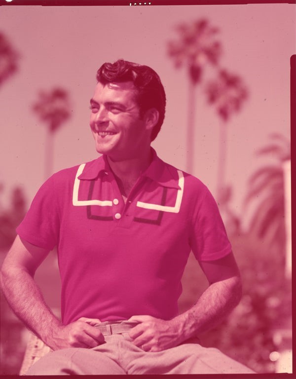 Rory Calhoun Original 4x5 Transparency Rare 1940's Los Angeles Photo Shoot
