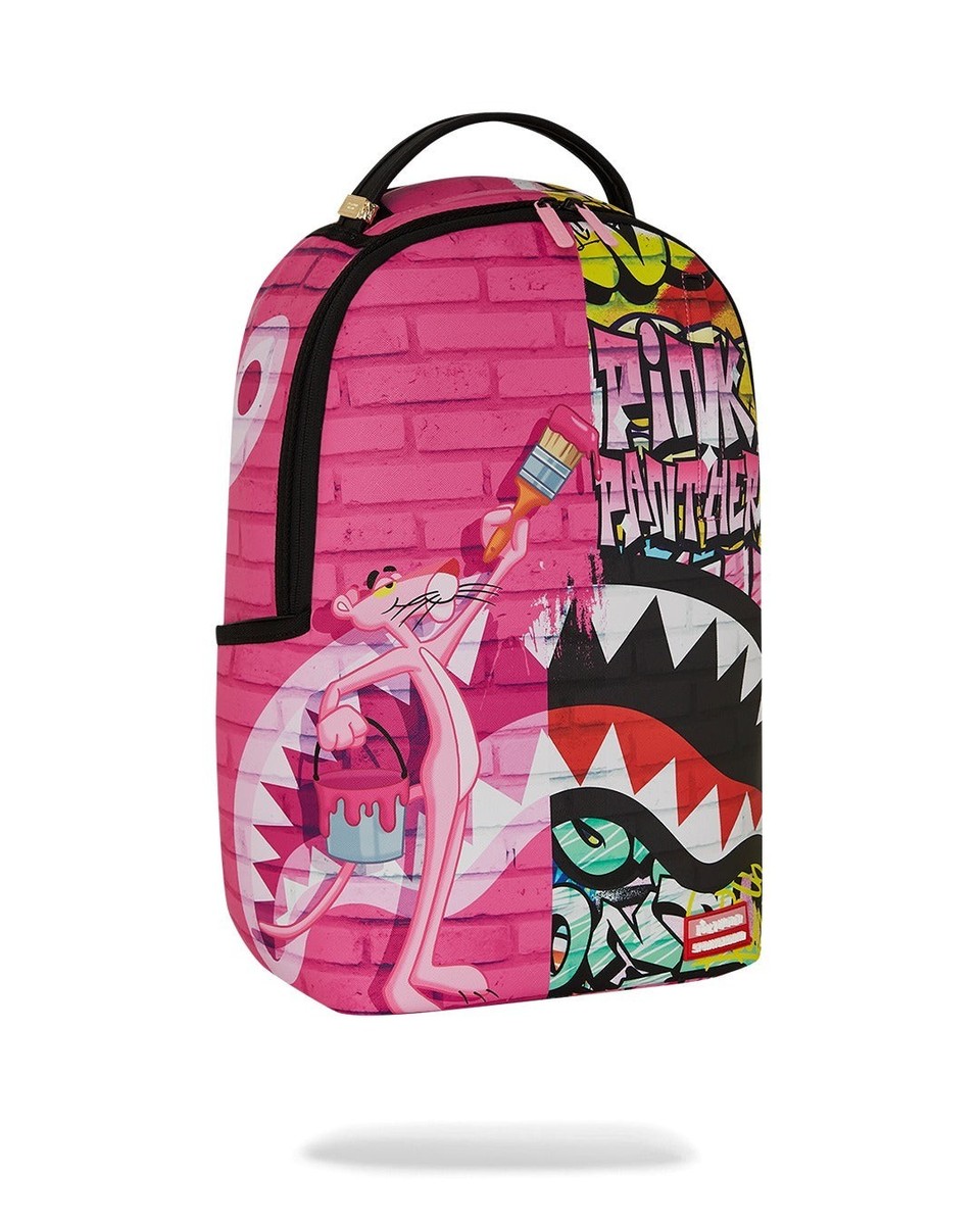 PINK PANTHER PAINTING OVER GRAFFITI DLXR BACKPACK B7007 | eBay