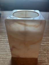 DIXIE Bathroom Counter Cup Dispenser Pop Up Holder 1988 Vintage Marble Pattern