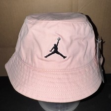 Jordan Metal Jumpman Apex Pink Bucket Hat Unisex Kids Size 8-20 NWT