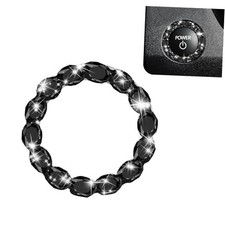 Car Bling Push Start Button Cover, Crystal Rhinestone Engine Start Stop Ring