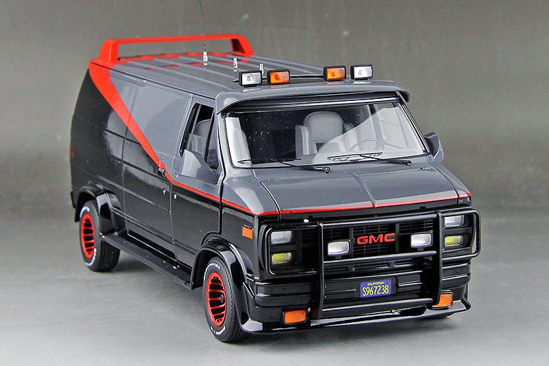 Hot Wheels Fine Edition 1:18 GMC A TEAM TV Tianlong Task Force
