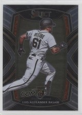 2021 Panini Select Diamond Level Luis Basabe Luis Alexander Basabe #202 f2v