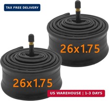 2 Pack 26X1.75/1.90/1.95/2.0/2.10/2.125 Bike Tubes 26 inch Off-Road Bicycle In