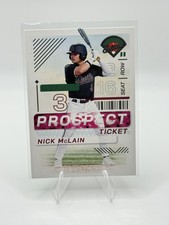 2024 Panini Baseball Prospect Edition Nick McLain Ticket #45 Chicago White Sox