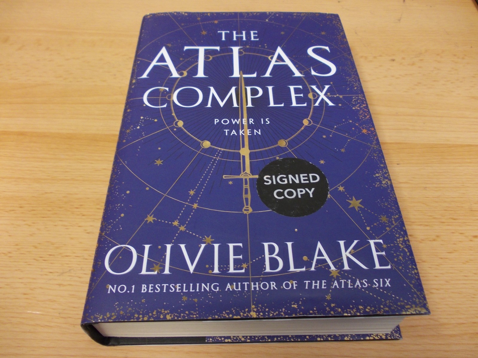 The Atlas Complex ,Olivie Blake ,SIGNED FIRST EDITION,1st printing,Hardback,2023