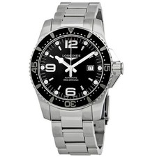Hydroconquest Automatic 44 mm Black Dial Men's Watch ( Item No. L3.841.4.56.6 )