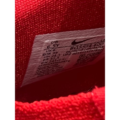 Scarpe da basket Nike LeBron XVII 17 rosse giovani taglia 6,5 anni BQ5594-600 - Foto 8 di 10