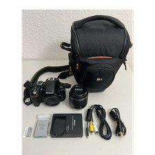 Nikon D3300 Digital SLR Camera 24.2MP with 18-55mm Lens, Bag, Charger, SD Card