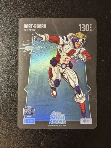 2026 Bo Jackson Battle Arena Ice BattleFoil Dart-Board #BF-190 Jaxson Dart