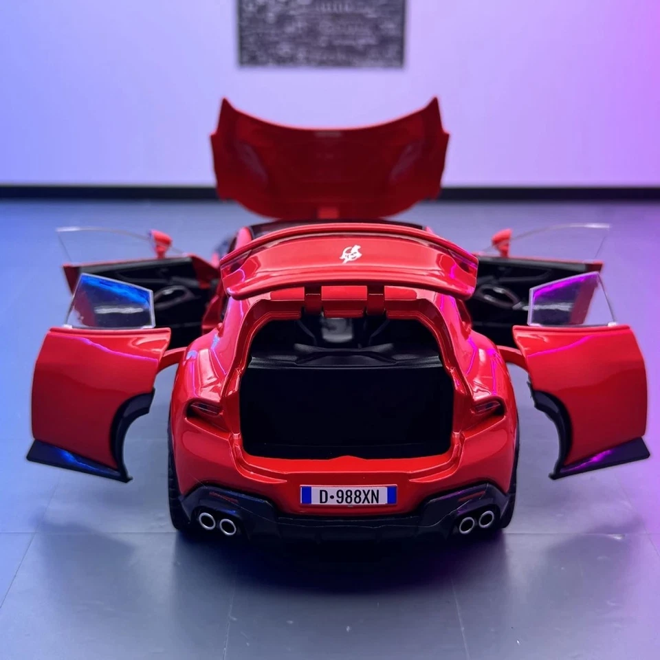1/22 Ferrari Purosangue FUV Diecast Model Toy Car Sound Light Kids Toy Gifts - Image 2 of 4