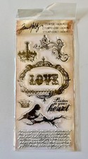 Tim Holtz Stampers Anonymous Urban Grunge NEW Clear Cling Stamp Set CSS25917 NIP