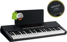 FunKey 61 MKII Keyboard schwarz Tasten Keyboard 300 Sounds & Rhythmen Recording