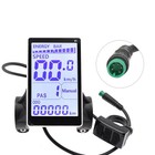 Electric Bicycle LCD Display Bike Computer 5 Pin 24V 36V 48V Indicator Vertical