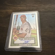 2021 Topps Chrome Platinum Anniversary Auto Tyler Strphenson Rc #PA-TYS Reds