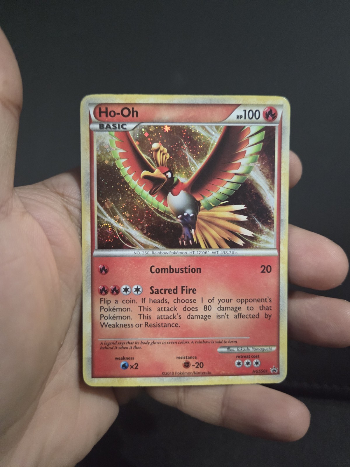 Ho-Oh Black Star Promos 2010 HGSS01 Swirl 🌀 MP