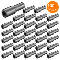 100X GummitüLle FüR F-Stecker GummitüLlen Wasserschutz Abdichtung Isolierkappe