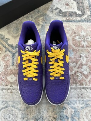 Nike Air Force 1 Low Premium iD x NBA Los Angeles Lakers Size 11