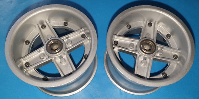 Vintage Kyosho Magnesium-Vorderrad mit Flanschlagern 10 x 6 x 3 mm