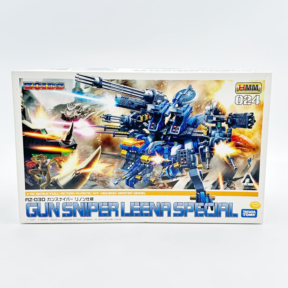 ZOIDS RZ-030 Gun Sniper Leena Special HMM 024 1/72 Model Kit