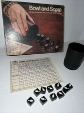 Vintage 1974 Bowl Score Lowe Milton Bradley Complete Board Game