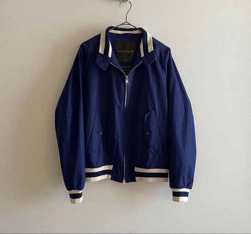Giacca vintage Mackintosh Loro Piana cotone blu navy uomo dal Giappone usata taglia 42 - Foto 7 di 15