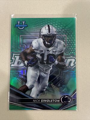 NICK SINGLETON 2022-23 BOWMANS BEST UNIVERSITY /99 Jersey # #18 GREEN PSU