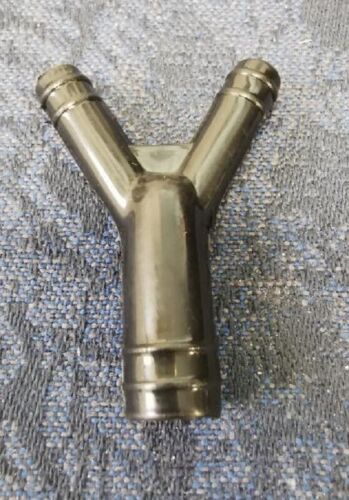 Classic Mini engine crankcase breather pipe 'Y' piece connector 12G2134 BMC BL - Afbeelding 1 van 2