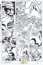 X-FACTOR ANNUAL #3 Page 35 Original Marvel Comic Art signed by Terry Shoemaker