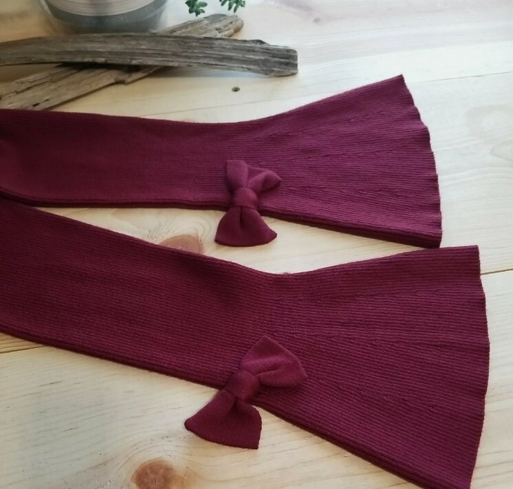 Karl Lagerfeld Cold Shoulder Sweater Merlot Sz M Bell Sleeves NWOT 