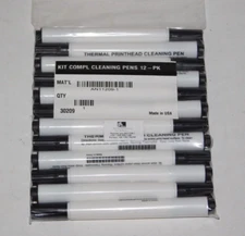 Pack of 12 New Zebra AN11209-1 Thermal Label Printer Printhead Cleaning Pen USA