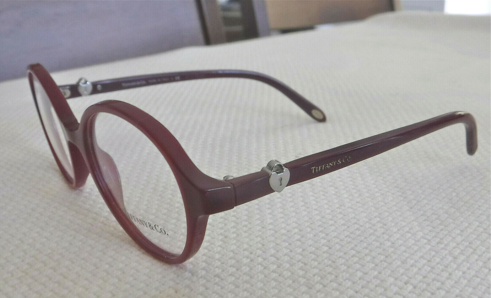 New Tiffany & Co Eyeglasses Cyclamen Frames w Silver Heart TF 2080 8152 / 51-18 Bardzo popularne oferty
