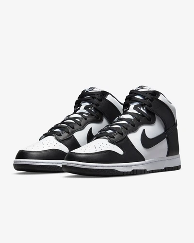 Nike Men's Dunk High High Retro Black White Panda Size 12 