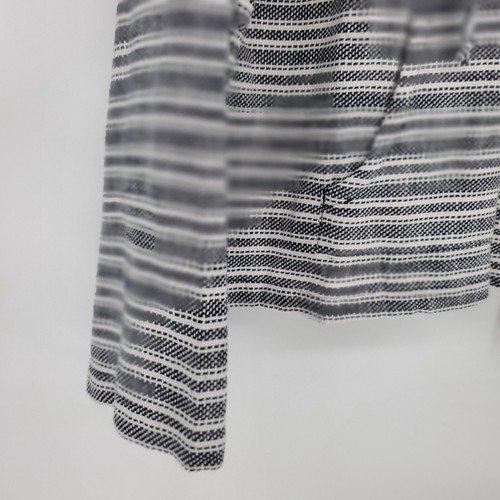 Sudadera con capucha Roxy Cabo Trip para mujer grande gris a rayas con cordones frontales mangas acampanadas nueva - Imagen 5 de 17