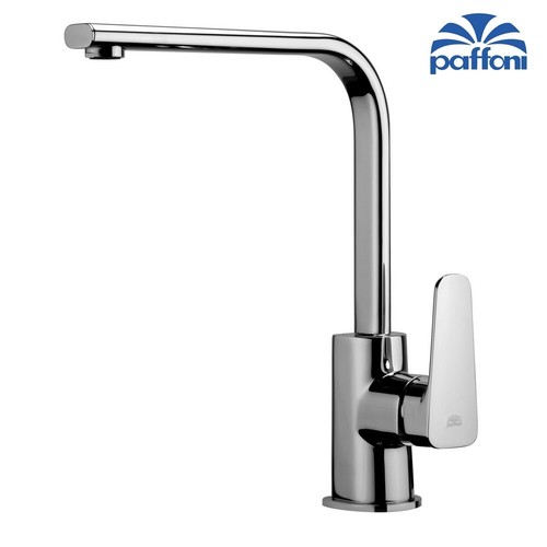 Mitigeur évier Moderne PAFFONI SLY SY180 CR - Chromé/gris - Pivotant - NEUF