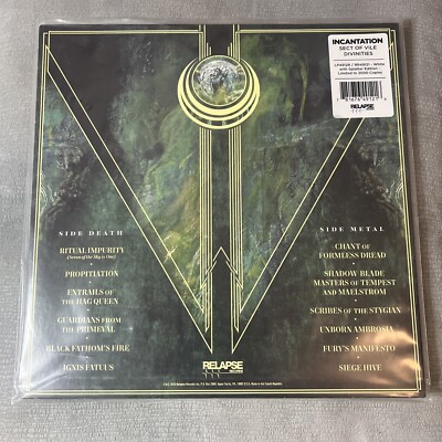 Incantation Sect of Vile Divinities - White Splatter Limited Edition - Vinyl