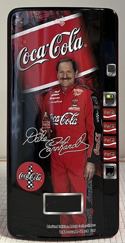 Action Dale Earnhardt Sr 1:64 #3 Coke 1998 Chevrolet in Tin Vending Machine MINT - Picture 3 of 24